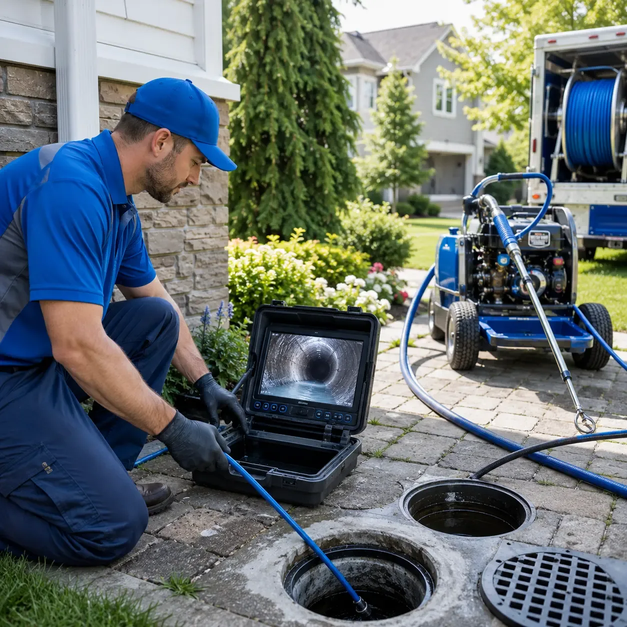 Outdoor drain cleaning professionals serving White Lake, MI
