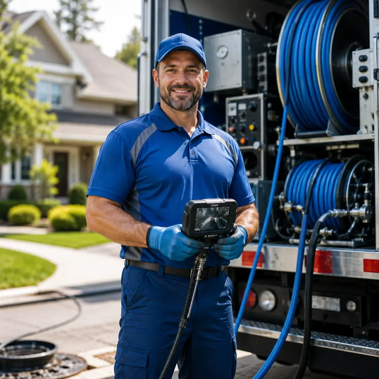 Local outdoor drain cleaning specialists in White Lake, MI
